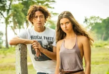 Jove Jesuita Barbosa e Juma Alanis Guillen na novela Pantanal