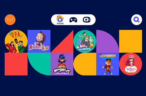 Giga Gloob o app da TV Globo para o público infantil, convocou