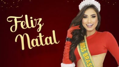 Miss Brasil 2022 Tatiana Bertoncini faz fotos comemorando o Natal