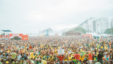 Arena Brahma FIFA Fan Festival™, na Praia de Copacabana, no Rio de Janeiro