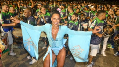 Rainha de bateria da Vila Maria, Savia David surge como ‘gueixa’ em ensaio de Carnaval e fala de preparação