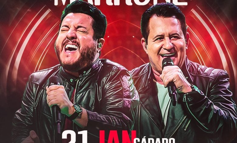 Bruno & Marrone faz show dia 21 de janeiro no Clube Juventus em São Paulo com realização da Impacto Prime e Valadão Produções
