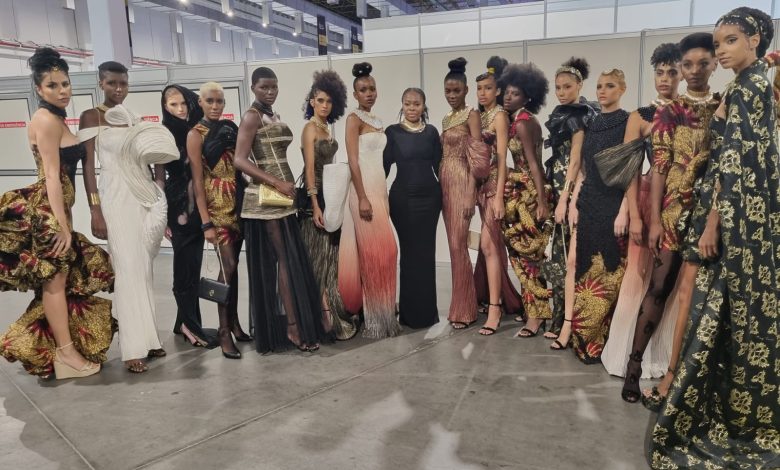 Desfile deslumbrante da estilista moçambicana Taussy Daniel marca primeira edição do Africa Fashion Week
