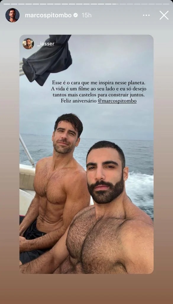 Marcos Pitombo recebe declaração de seu novo amor pelo aniversário de 41 anos
Foto: Reprodução / Instagram