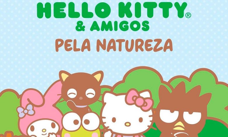 Hello Kitty e Amigos na natureza