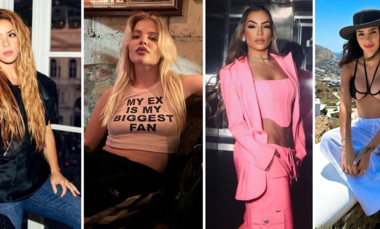 Shakira, Luisa Sonza, DJ Lud Prado e Bruna Biancardi - Fotos Reprodução Instagram