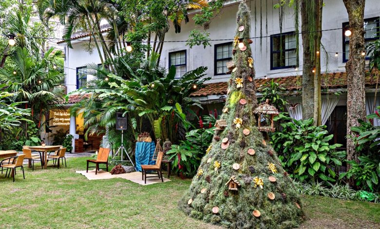 Árvore de Natal Sustentável - Santa Teresa Hotel - MGallery (Divulgação)