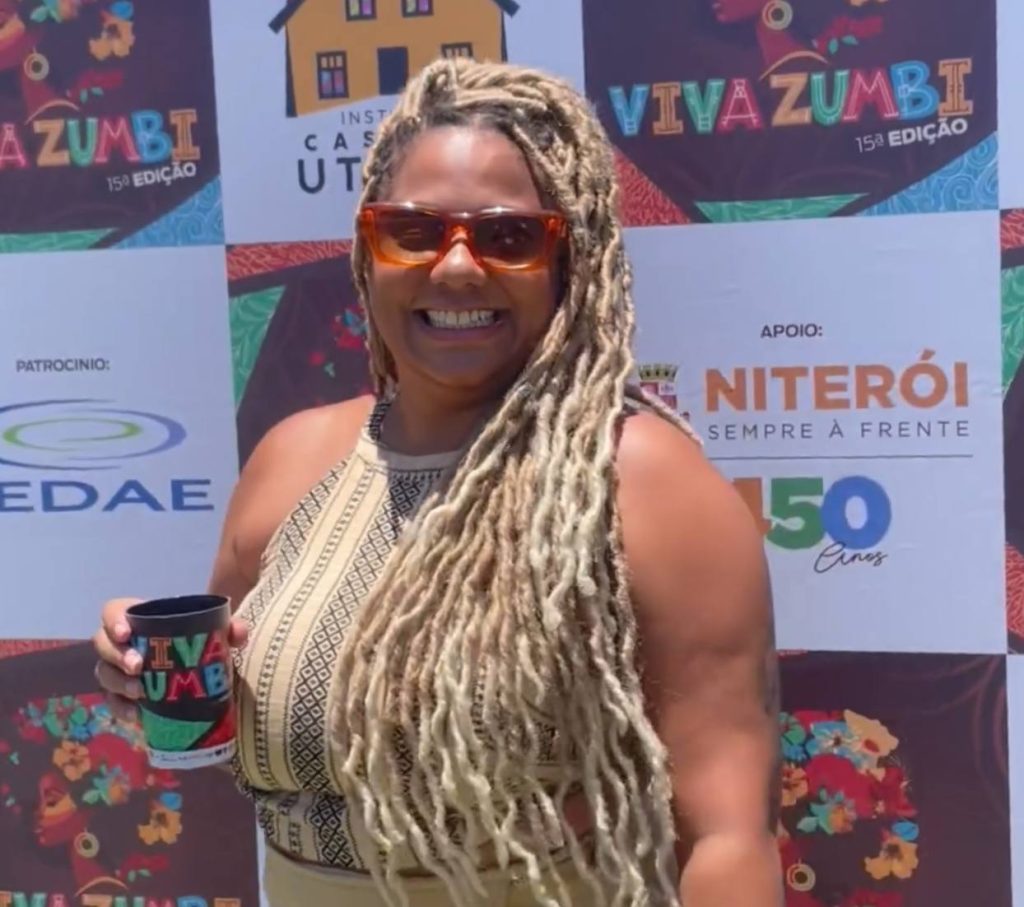 Rebecca Vieira, organizadora do Viva Zumbi