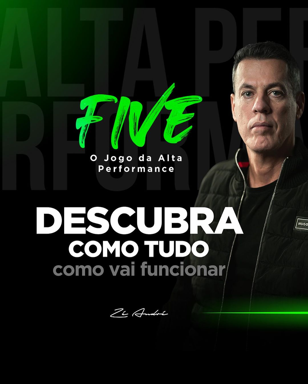 Zé André promove o evento "FIVE - O Jogo da Alta Perfomance" (Imagem: Divulgação)