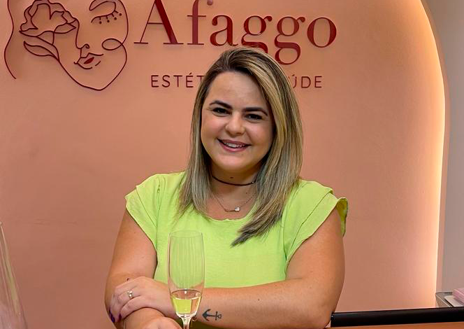 Danielle Rodrigues é especializada em Estética e Cosmetologia e dona da clínica Afaggo Estética&Saúde Campinas
