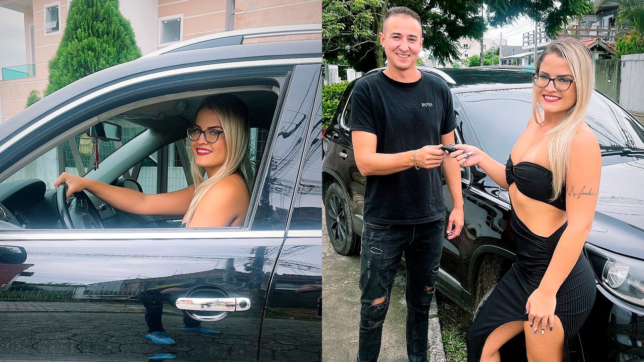 Influencer Bruna Carlos ganha carro de luxo do marido após sexo com ator  pornô: “fetiche nosso”