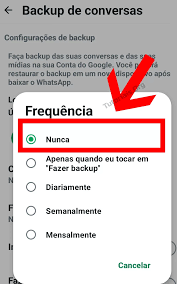 Como fazer backup das conversas no Whatsapp