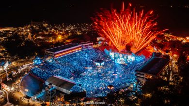 Vista aerea do evento que recebeu mais de 100 shows e 11 dias de competicoes Credito foto Alisson Demetrio