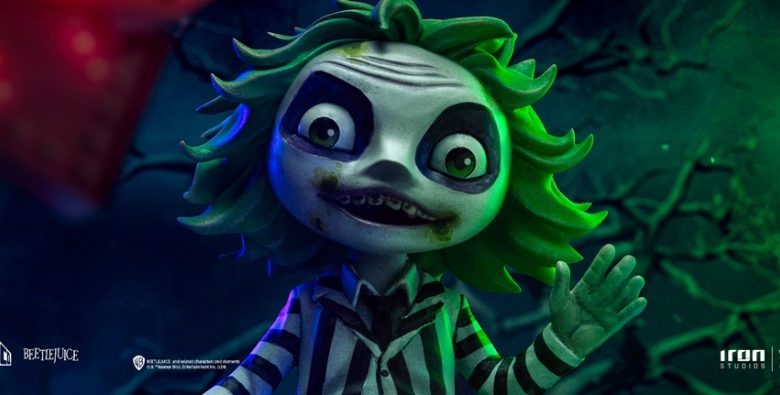 O espalhafatoso fantasma de Tim Burton ganha versao MiniCo da Iron Studios