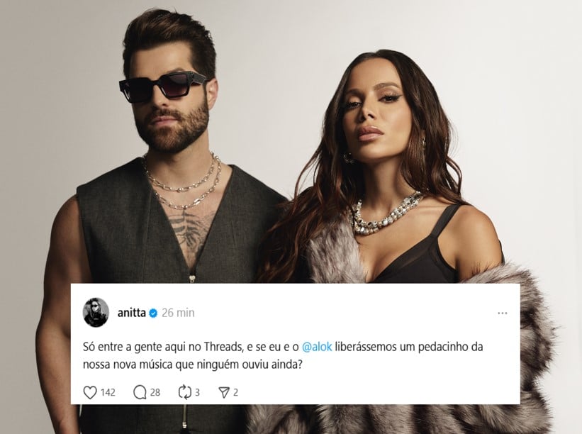 Anitta e Alok Threads 1