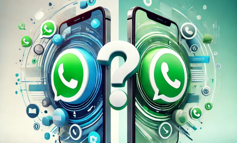 Imagem destacada comparando WhatsApp Aero e GB WhatsApp, com smartphones lado a lado, design moderno e a pergunta central: Qual é o melhor mod?