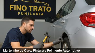 Funilaria Fino Trato em Taquaritinga SP, especializada em martelinho de ouro, pintura automotiva, polimento, vitrificação e desamassamento sem pintura, credenciada por seguradoras