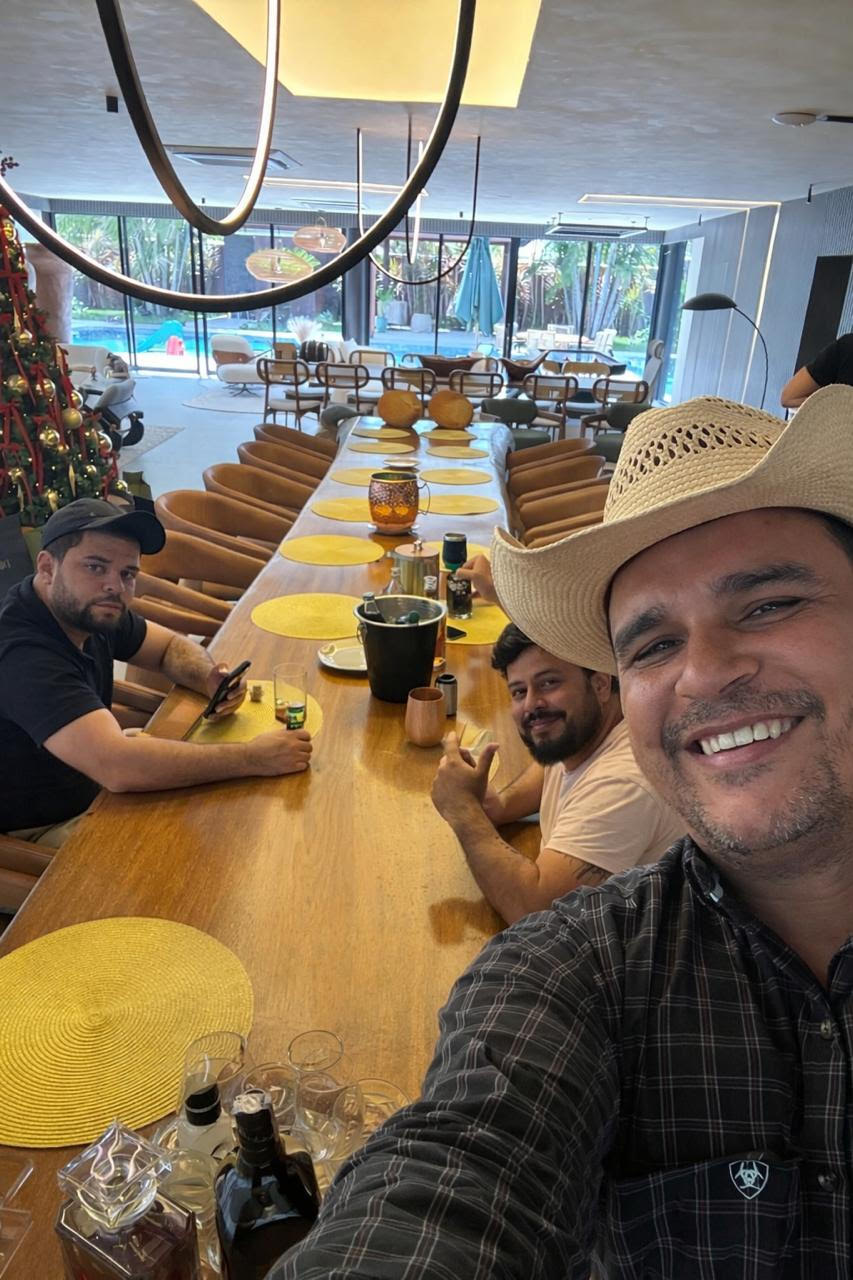 Lutz, Danilo e Eduardo Morais em clima de união, renovação e expectativas positivas para o futuro.