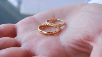A aliança de noivado é a mesma do casamento