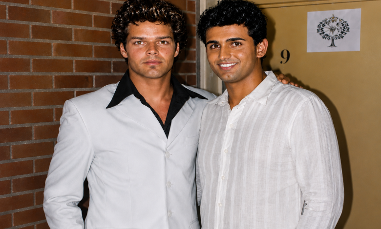 Ricky Martin e Val Couto - Foto Acervo Pessoal