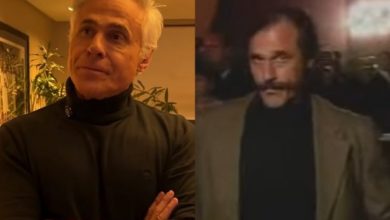 Oscar Magrini relembrou a confusão entre Victor Fasano e Rodrigo Scarpa, o Vesgo do "Pânico" (Créditos: Reprodução JovemPan e RedeTV!)